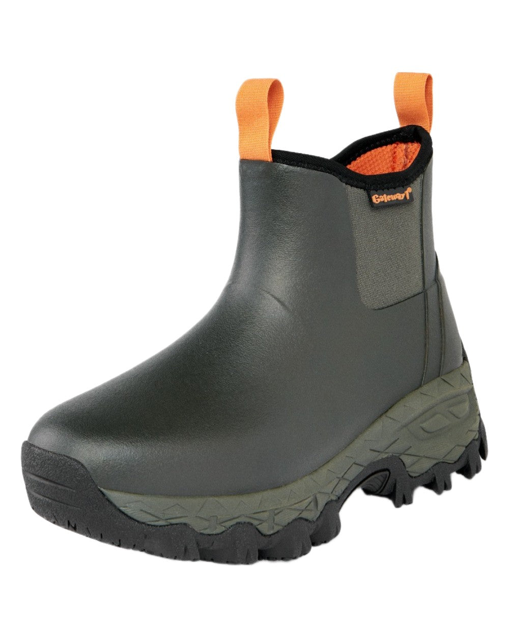 Forest Coloured Gateway1 Woodwalker Lady 7&quot; 4mm Boots on white background 