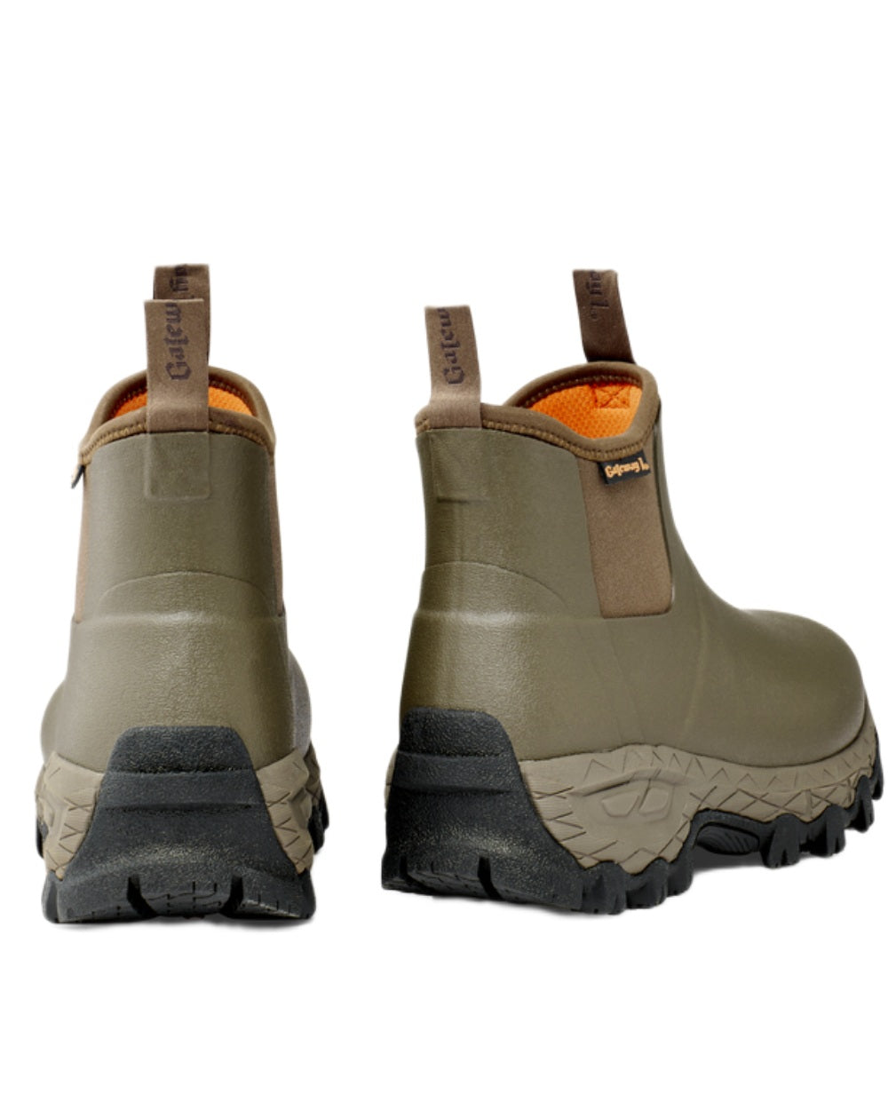 Walnut Coloured Gateway1 Woodwalker Lady 7" 4mm Boots on white background 