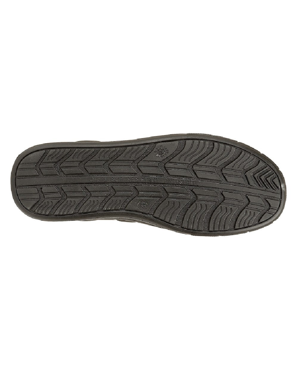 Black coloured Grafters Skate Type Toe Cap Safety Trainers on white background 