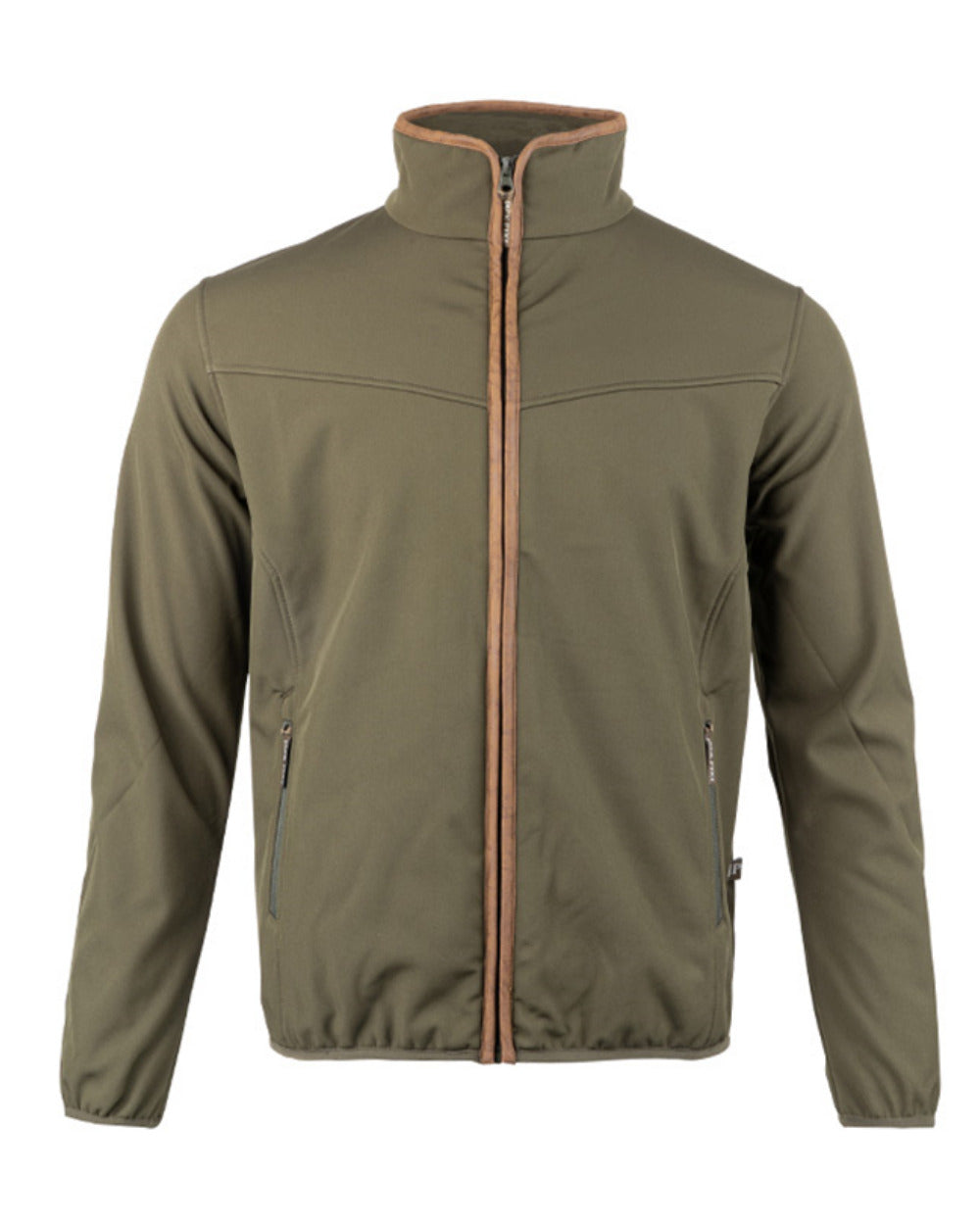 Green Coloured Jack Pyke County Softshell Jacket On A White Background