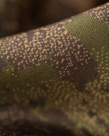 AXIS Forest Coloured Harkila Deer Stalker Camo Fleece Hoodie on outdoor background 