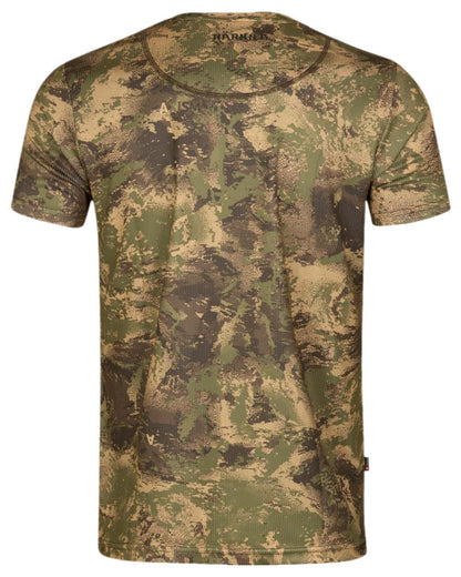 AXIS Forest Coloured Harkila Deer Stalker Camo Short Sleeve T-Shirt on white background 