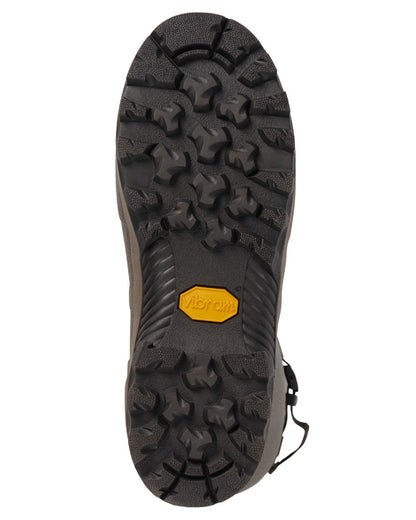 Dark Willow Green Coloured Harkila Forester Gusset Rubber Boots on white background 