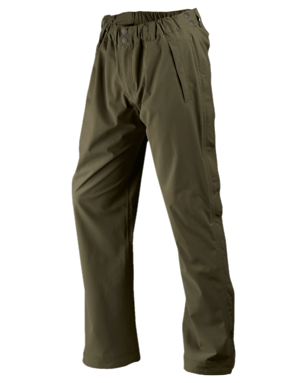 Willow Green Coloured Harkila Orton Overtrousers on white background 