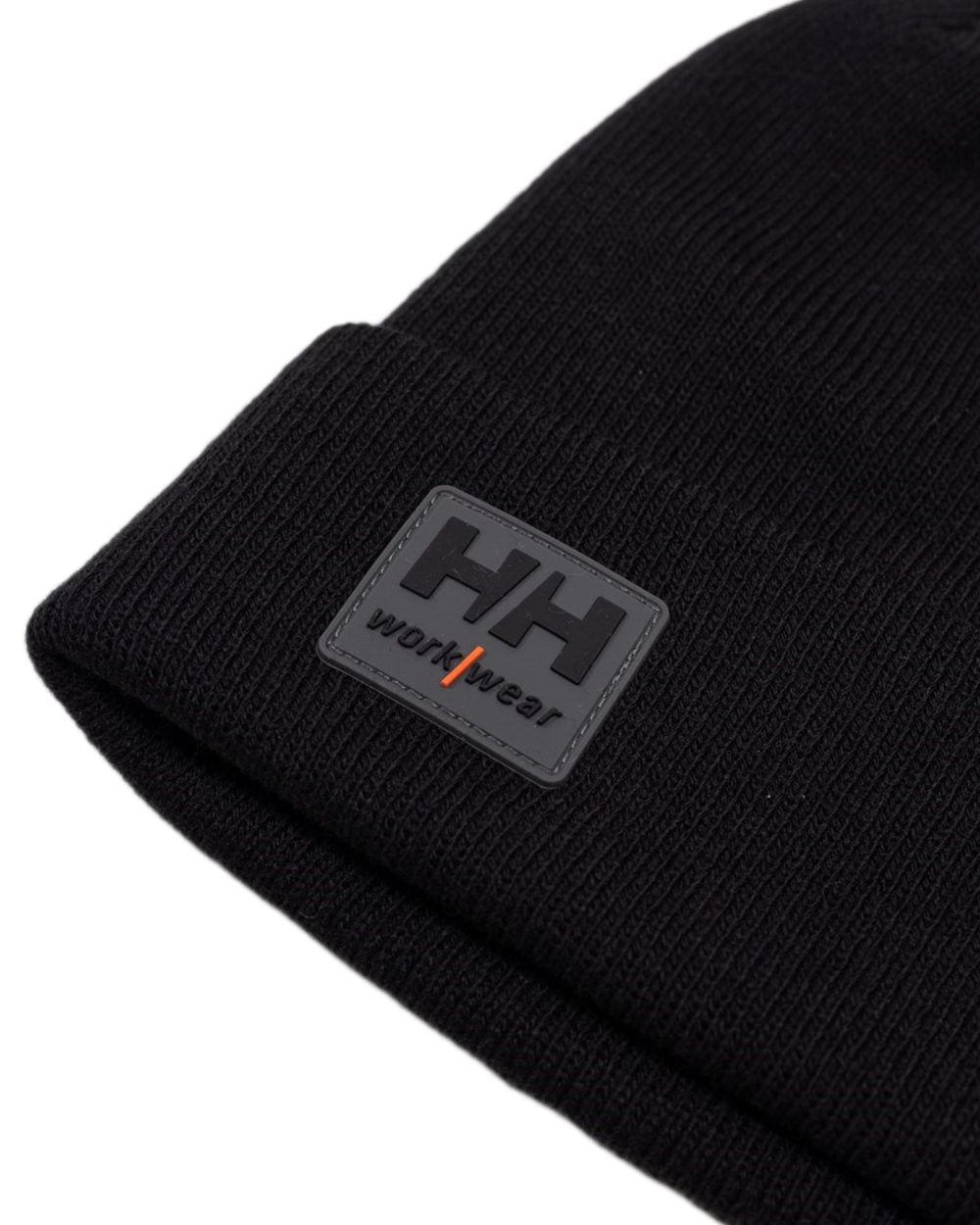 Black Coloured Helly Hansen Kensington Beanie on White background 