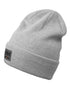 Grey Melange Coloured Helly Hansen Kensington Beanie on White background 
