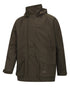 Fern Green coloured Hoggs of Fife Culloden Waterproof Field Jacket on white background 