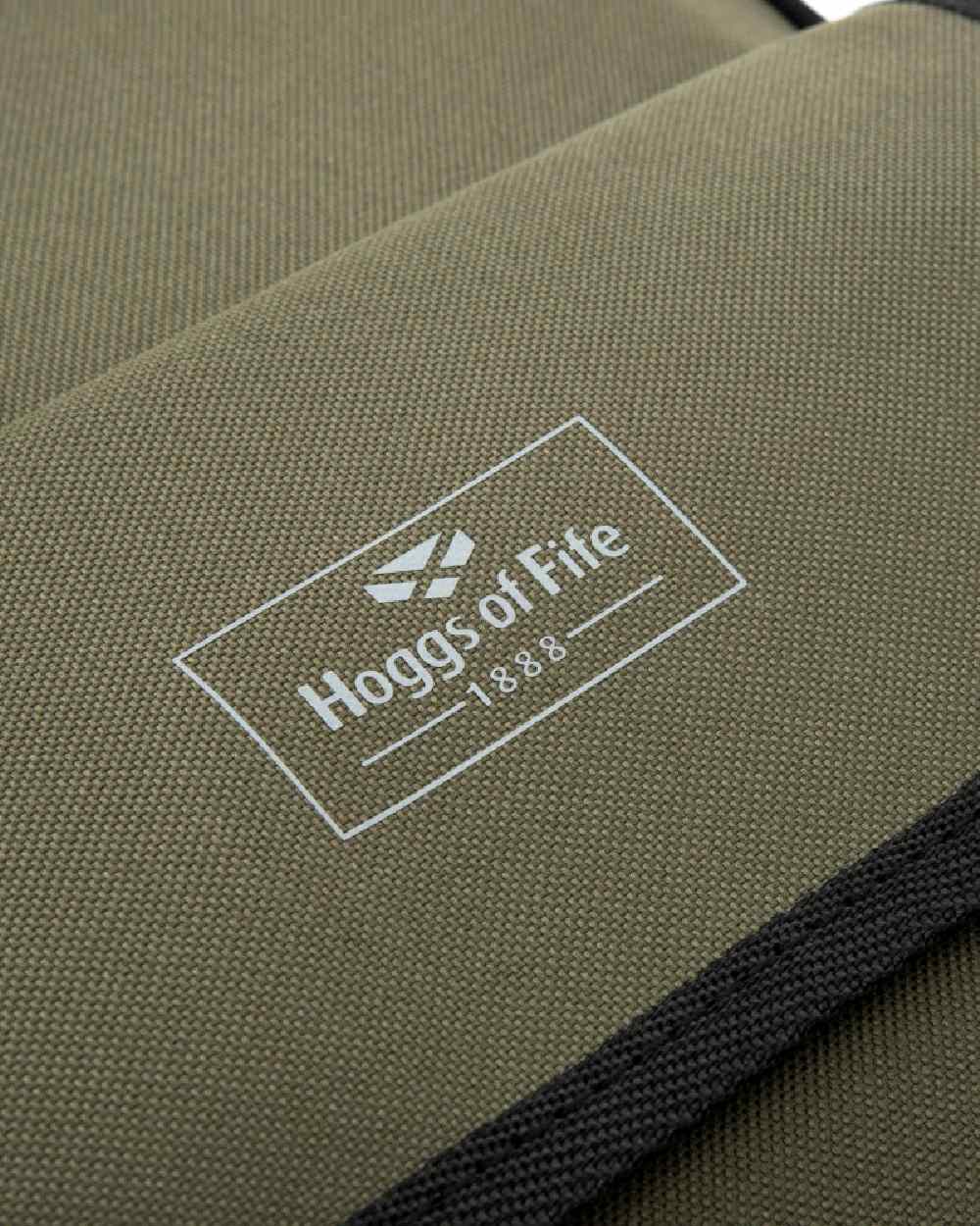 Green Black coloured Hoggs of Fife Field &amp; Trek Boot Bag on white background 