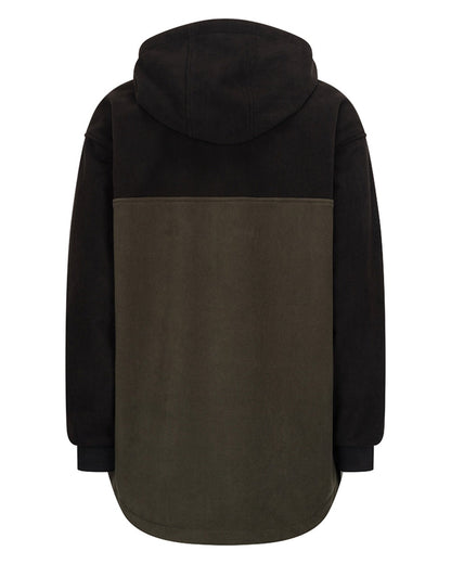 Green Coloured Hoggs of Fife Green King II Stormproof Bonded Hoodie on white background 