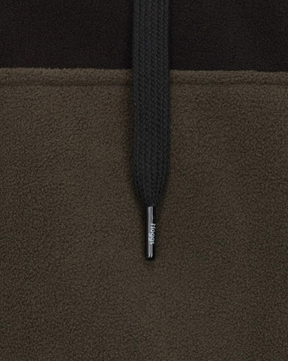 Green Coloured Hoggs of Fife Green King II Stormproof Bonded Hoodie on white background 