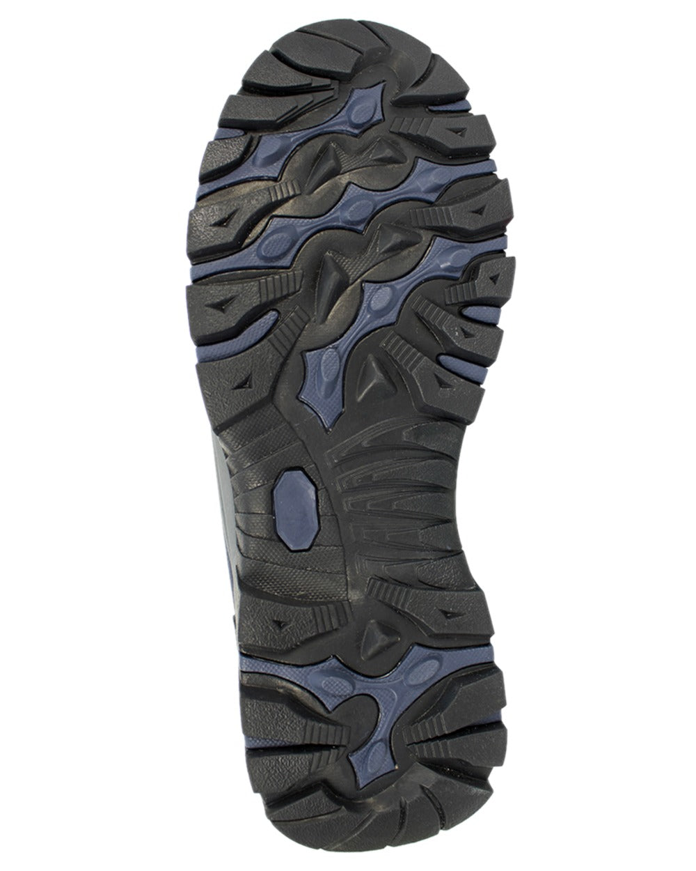 Navy Coloured Hoggs of Fife Nevis Waterproof Hiking Boots on white background 