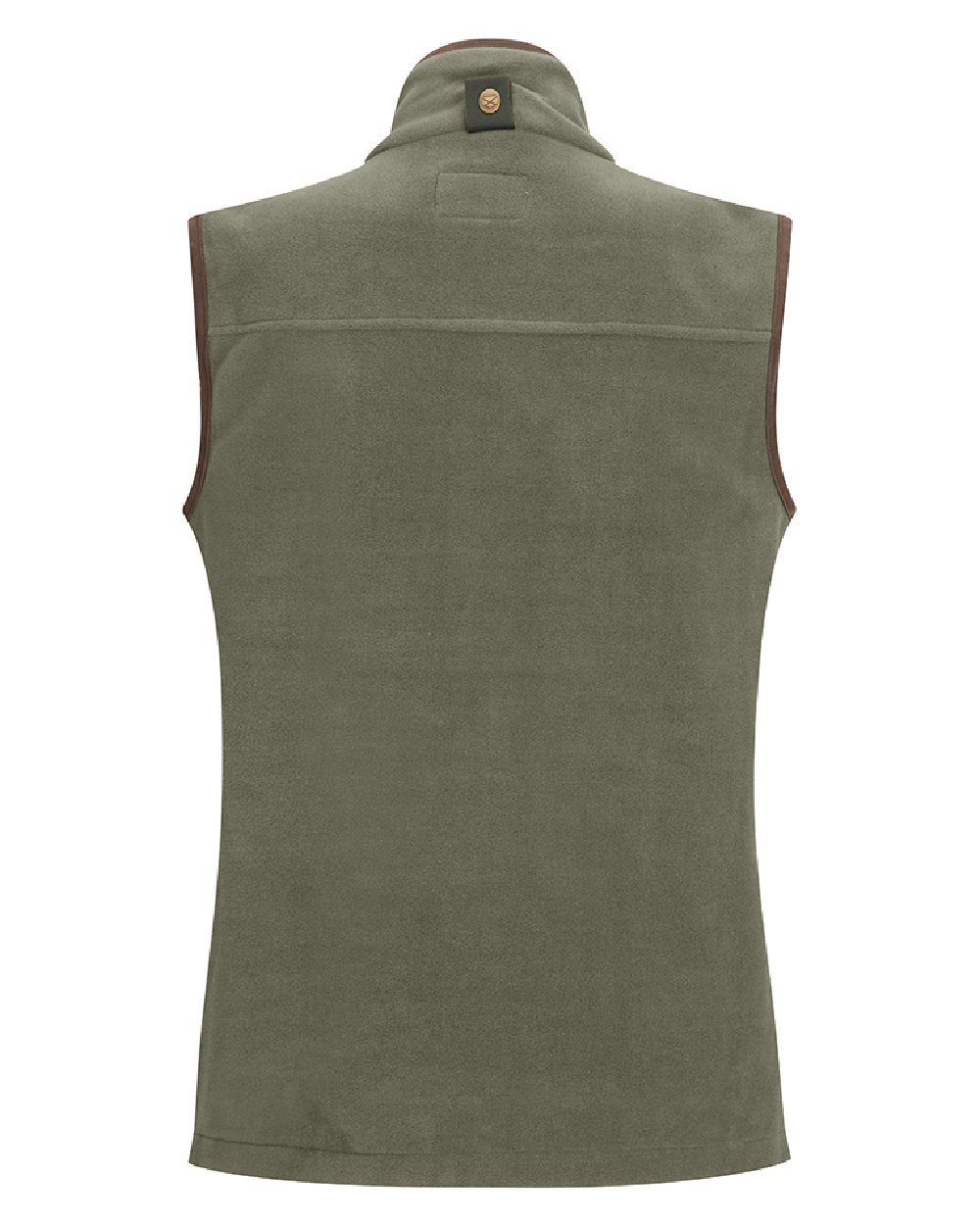 Lovat Coloured Hoggs of Fife Stenton Ladies Fleece Gilet on white background 