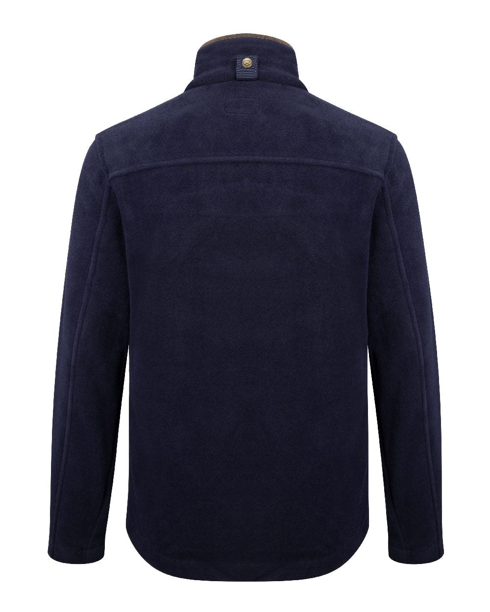 Midnight Navy Coloured Hoggs of Fife Stenton Technical Fleece Jacket on white background 