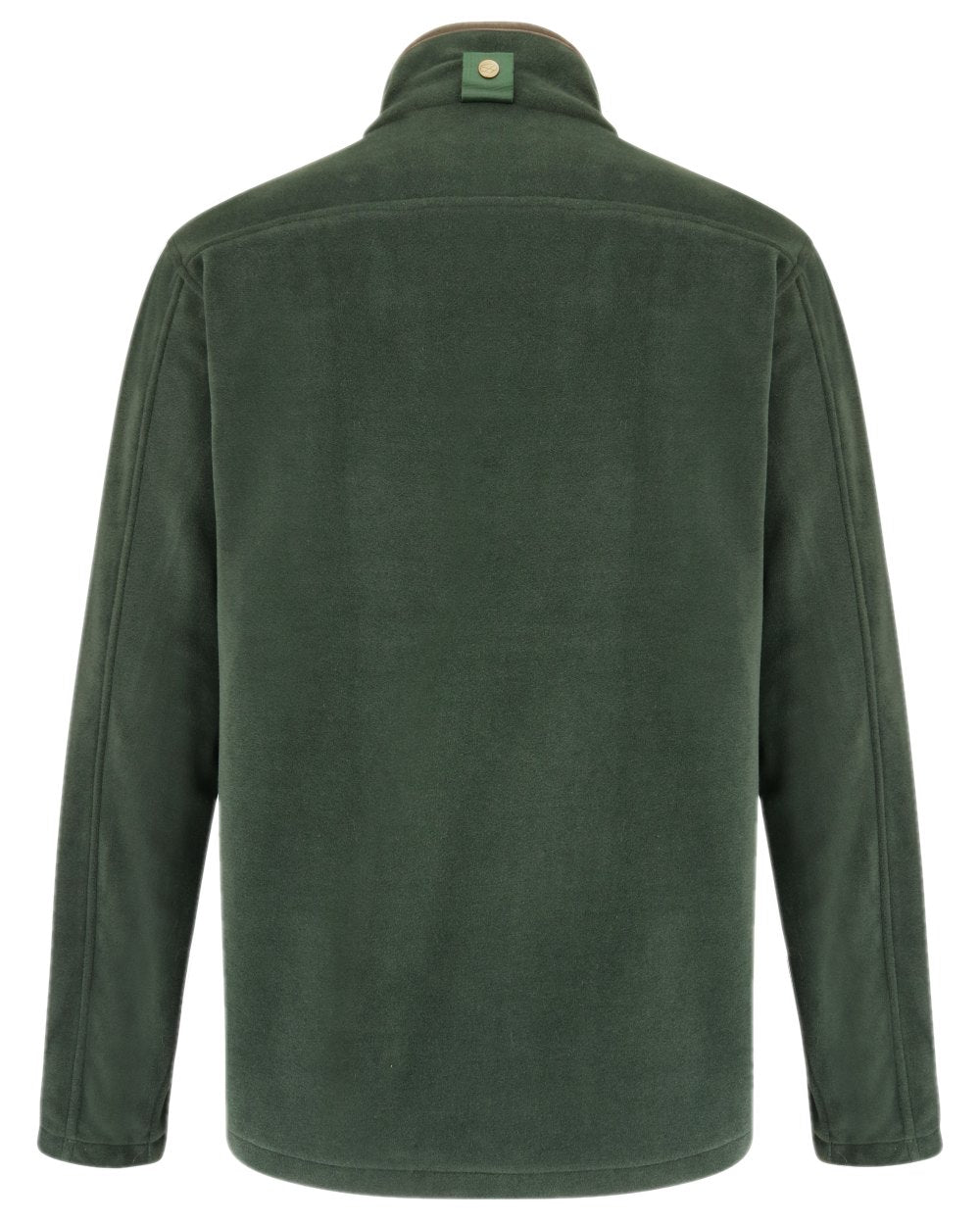 Pine Green Coloured Hoggs of Fife Stenton Technical Fleece Jacket on white background 