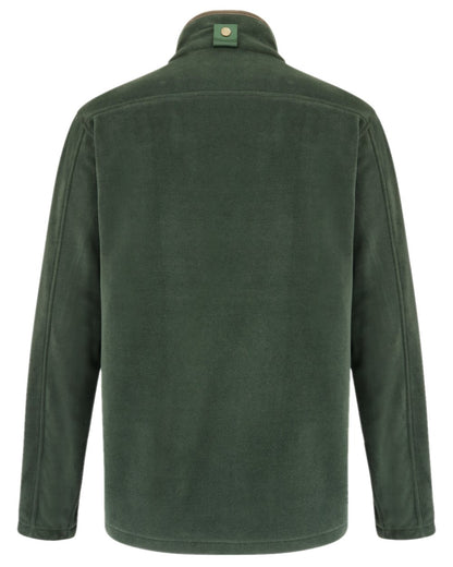 Pine Green Coloured Hoggs of Fife Stenton Technical Fleece Jacket on white background 