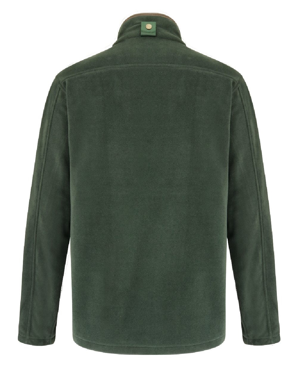 Pine Green Coloured Hoggs of Fife Stenton Technical Fleece Jacket on white background 