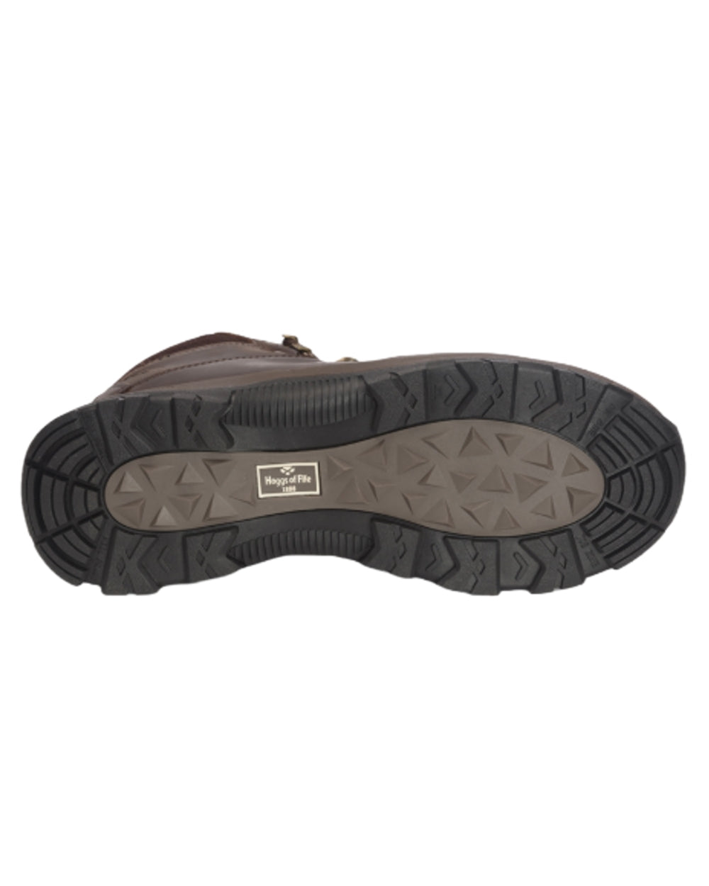 Brown Coloured Hoggs of Fife Torridon Waxy Leather Trek Shoes on white background