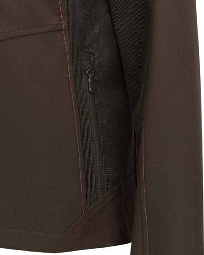 Green Coloured Hoggs of Fife Womens Ardross 4-Way Active Jacket on white background 