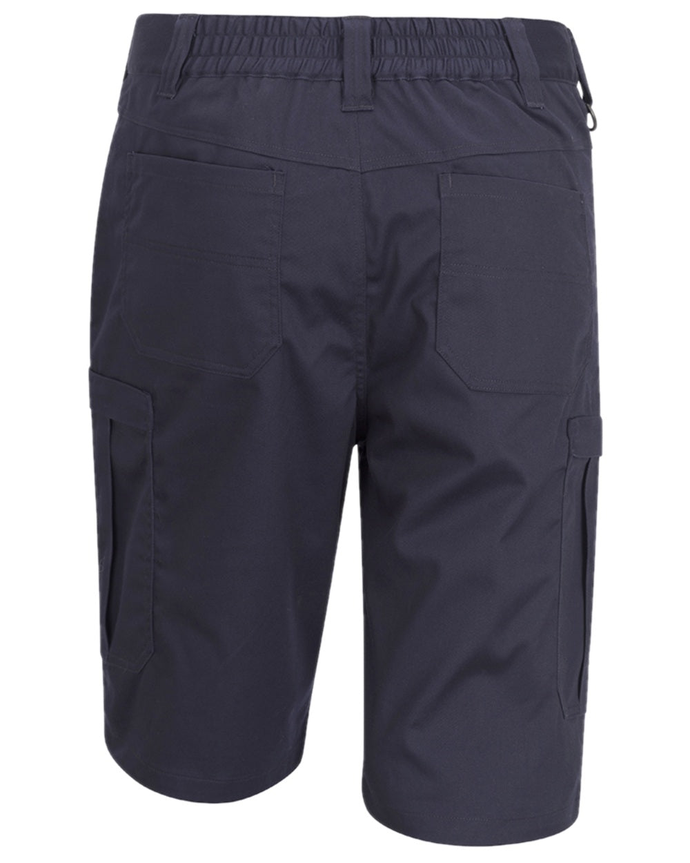 Navy Coloured Hoggs of Fife WorkHogg Utility Shorts on white background 