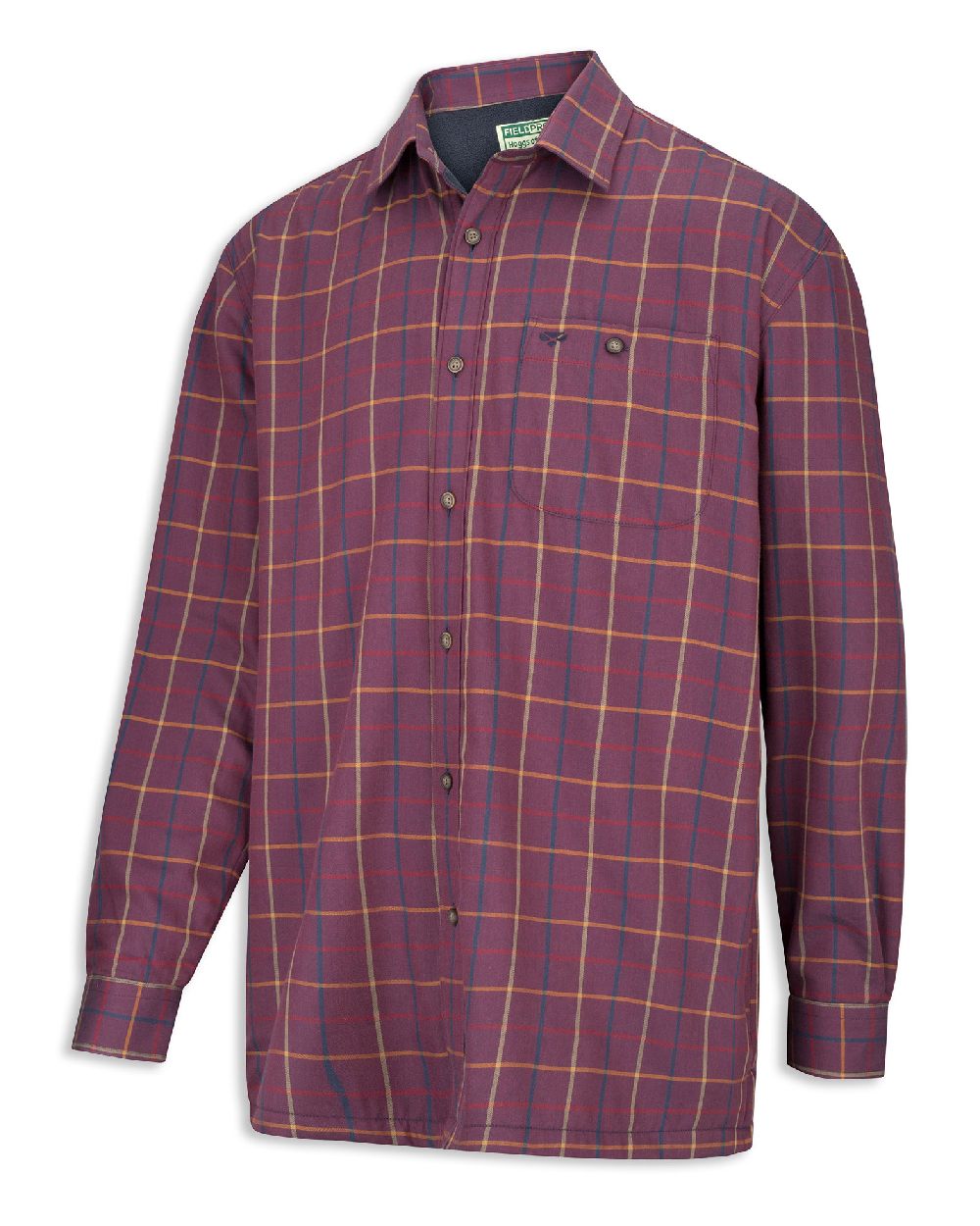 Hoggs of Fife Bramble Micro Fleece Lined Shirt