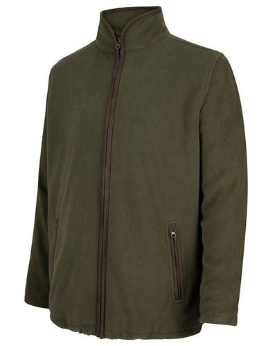 Hoggs of Fife Woodhall Fleece Jacket in Green #colour_green