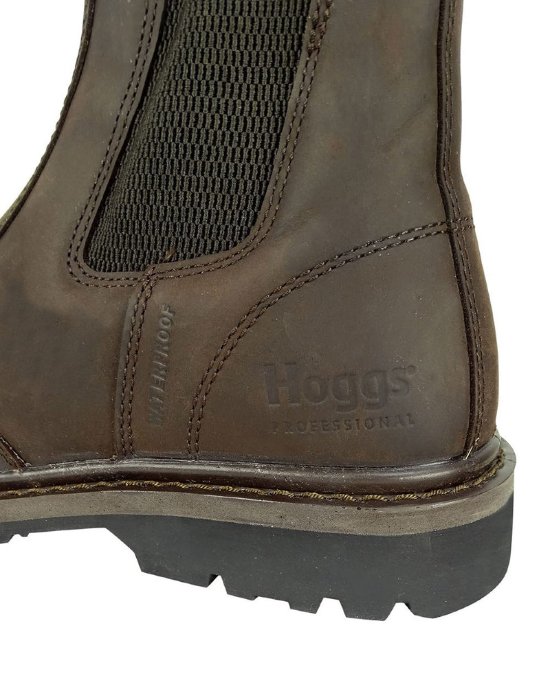 Hoggs of Fife Zeus Safety Dealer Boots in Crazy Horse Brown 