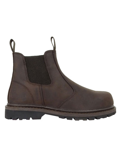 Hoggs of Fife Zeus Safety Dealer Boots in Crazy Horse Brown #colour_crazy-horse-brown