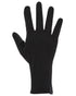 Black Coloured Icebreaker 260 Tech Glove Liners on white background 