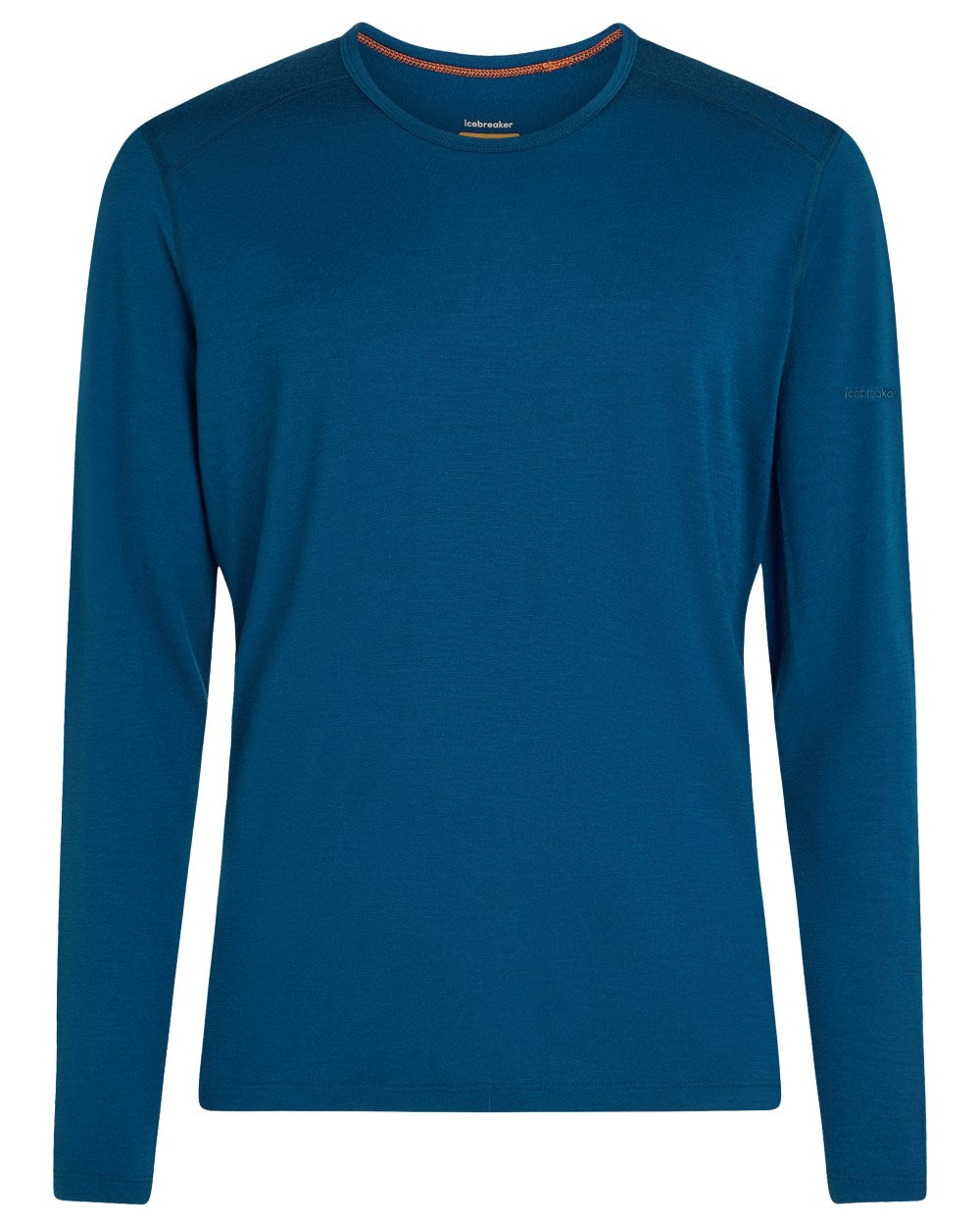 Atlantis Coloured Icebreaker Mens Merino 200 Oasis Crewe Thermal Top on white background 