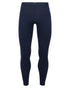 Midnight Navy Coloured Icebreaker Mens Merino 200 Oasis Thermal Leggings on white background 