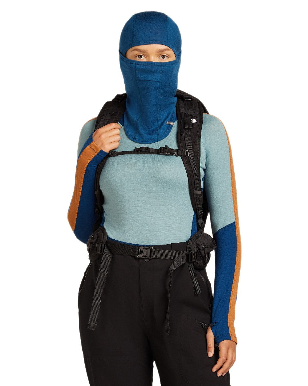 Atlantis Coloured Icebreaker Merino 200 Oasis Balaclava on white background 