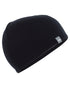 Black Gritstone Coloured Icebreaker Unisex Merino 200 Pocket Hat on white background 