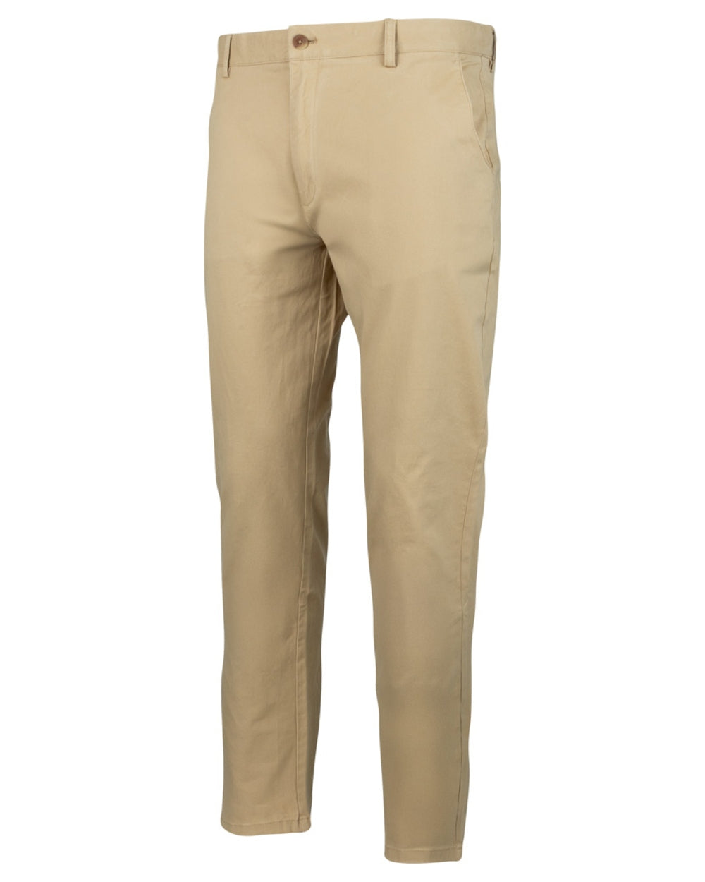 Heritage Beige coloured Jack Pyke Chino Trousers on white background 