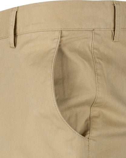 Heritage Beige coloured Jack Pyke Chino Trousers on white background 
