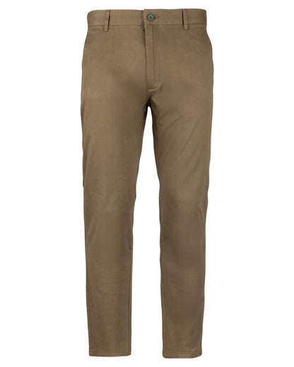Mocha Brown coloured Jack Pyke Chino Trousers on white background 