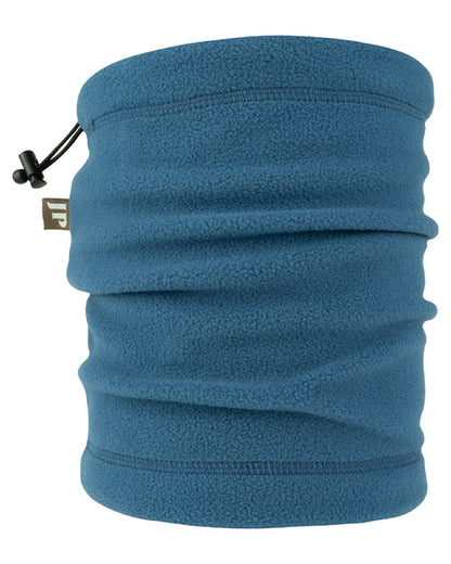 Denim coloured Jack Pyke Country Fleece Neck Gaiter on white background 