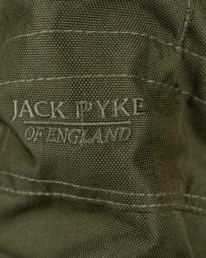 Green coloured Jack Pyke Highline Gaiter on white background 