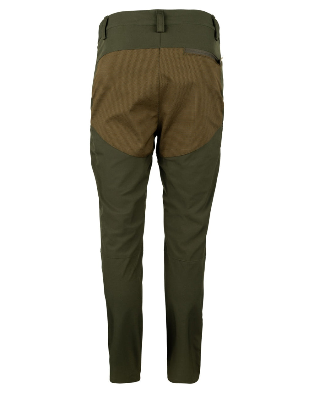 Green coloured Jack Pyke Ladies Technical Trousers on white background 