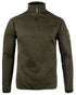 Green Fleck Coloured Jack Pyke Melange Quarter Zip Fleece On A White Background 