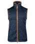Navy Coloured Jack Pyke Mens Melange Fleece Gilet on white background 
