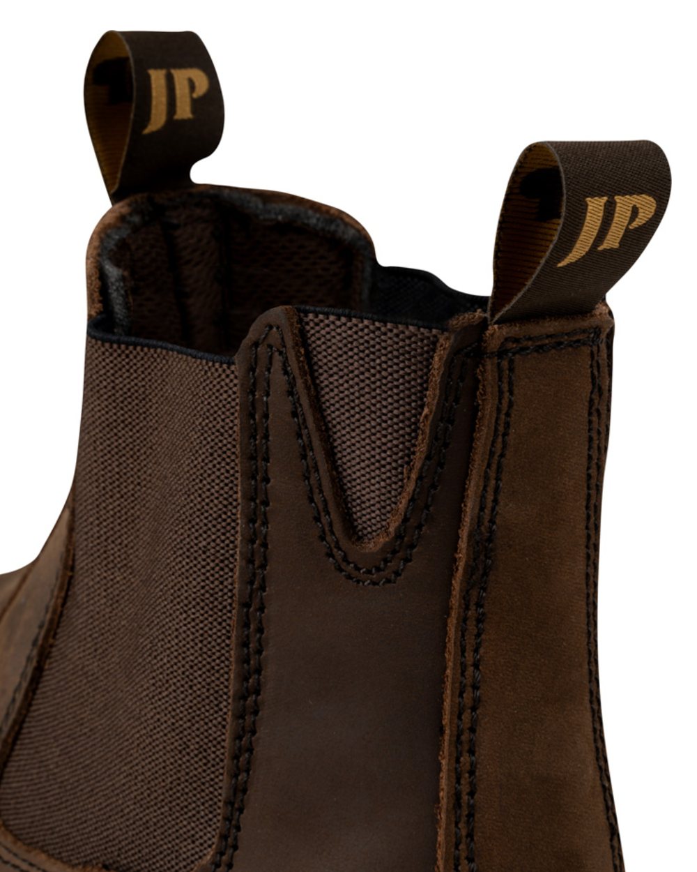 Brown coloured Jack Pyke Mens Safety Dealer Boots on white background 