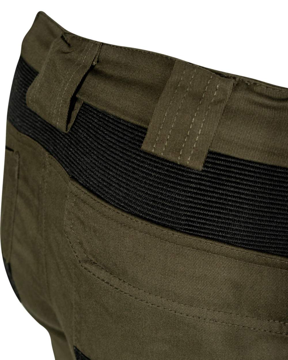 Green Coloured Jack Pyke Mens Technical Work Trousers on white background 