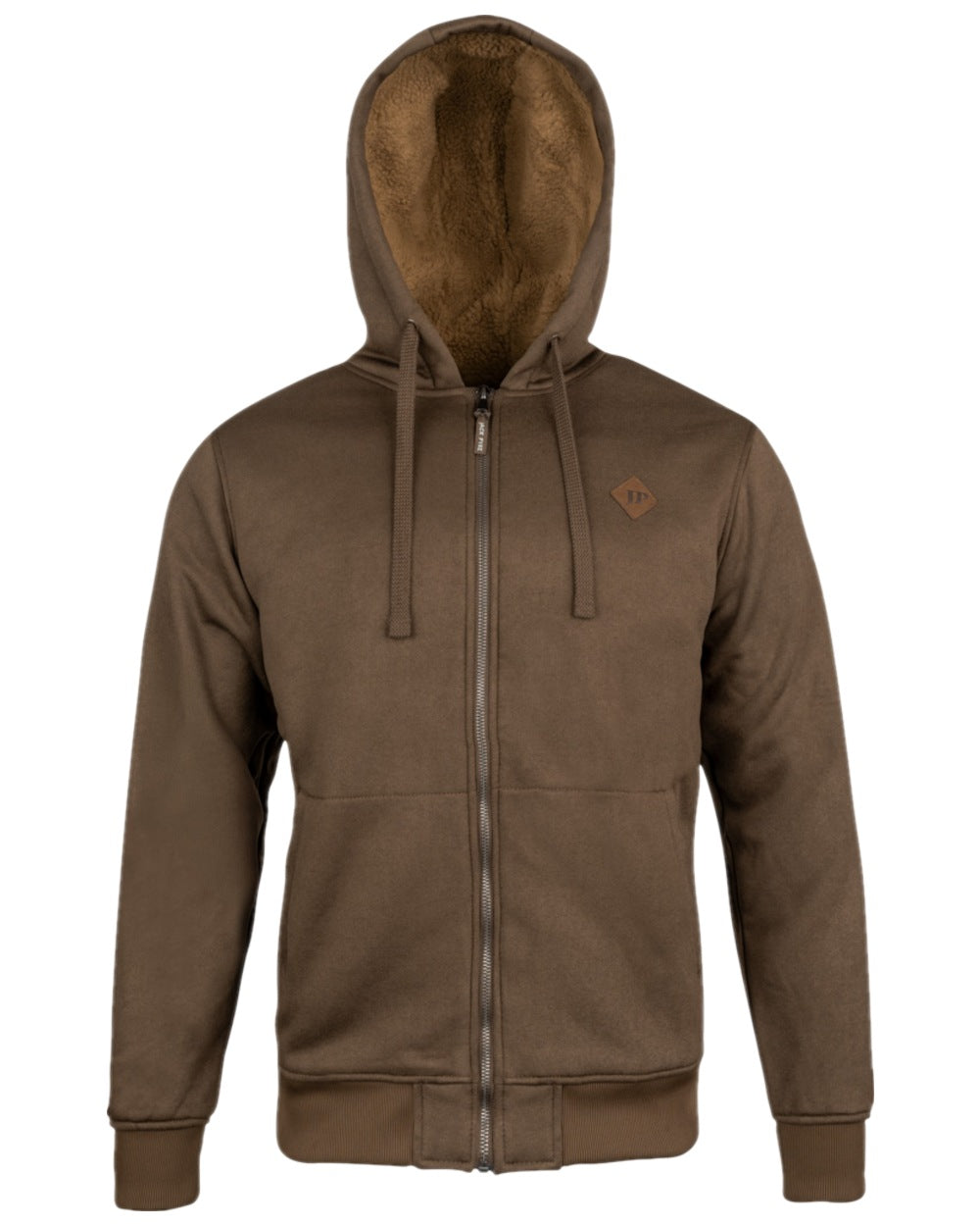 Coyote Coloured Jack Pyke Mens Yakka Hoodie on white background 