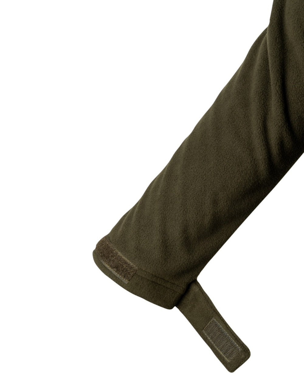 Green coloured Jack Pyke Waterproof Fleece Jacket on white background 