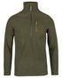 Green coloured Jack Pyke Z Fleece Pullover on white background 