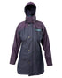 Navy coloured Kaiwaka Agtex Lady of the Land Parka on white background 
