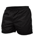 Black coloured Kaiwaka Mens Shorts on white background 