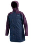 Navy coloured Kaiwaka Womens Lady of the Land AgTex Parka on white background 