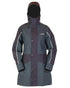 Navy coloured Kaiwaka Womens Stormforce Parka on white background 