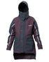 Navy coloured Kaiwaka Womens Stormforce Winter Jacket on white background 